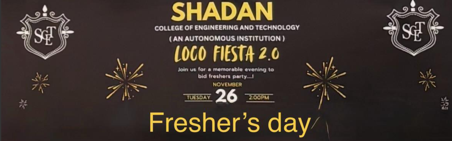 Fresher's Day Event