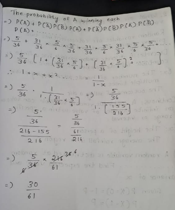 Probability axioms solution part 2